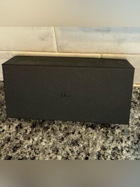 Dior Black Embossed Sunglasses Box